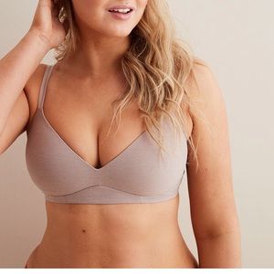 Aerie real sunnie wireless push-up bra 34D